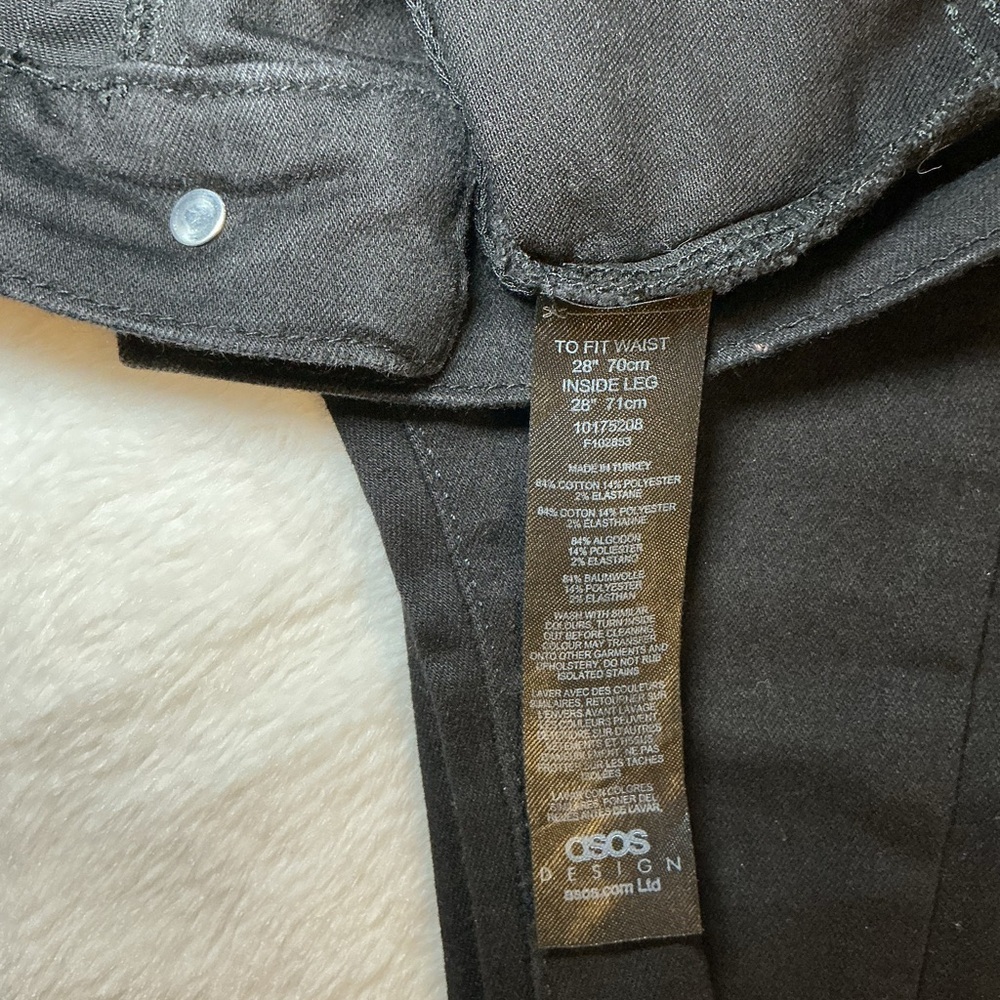 ASOS Black Flared Jeans - Picture 9 of 10